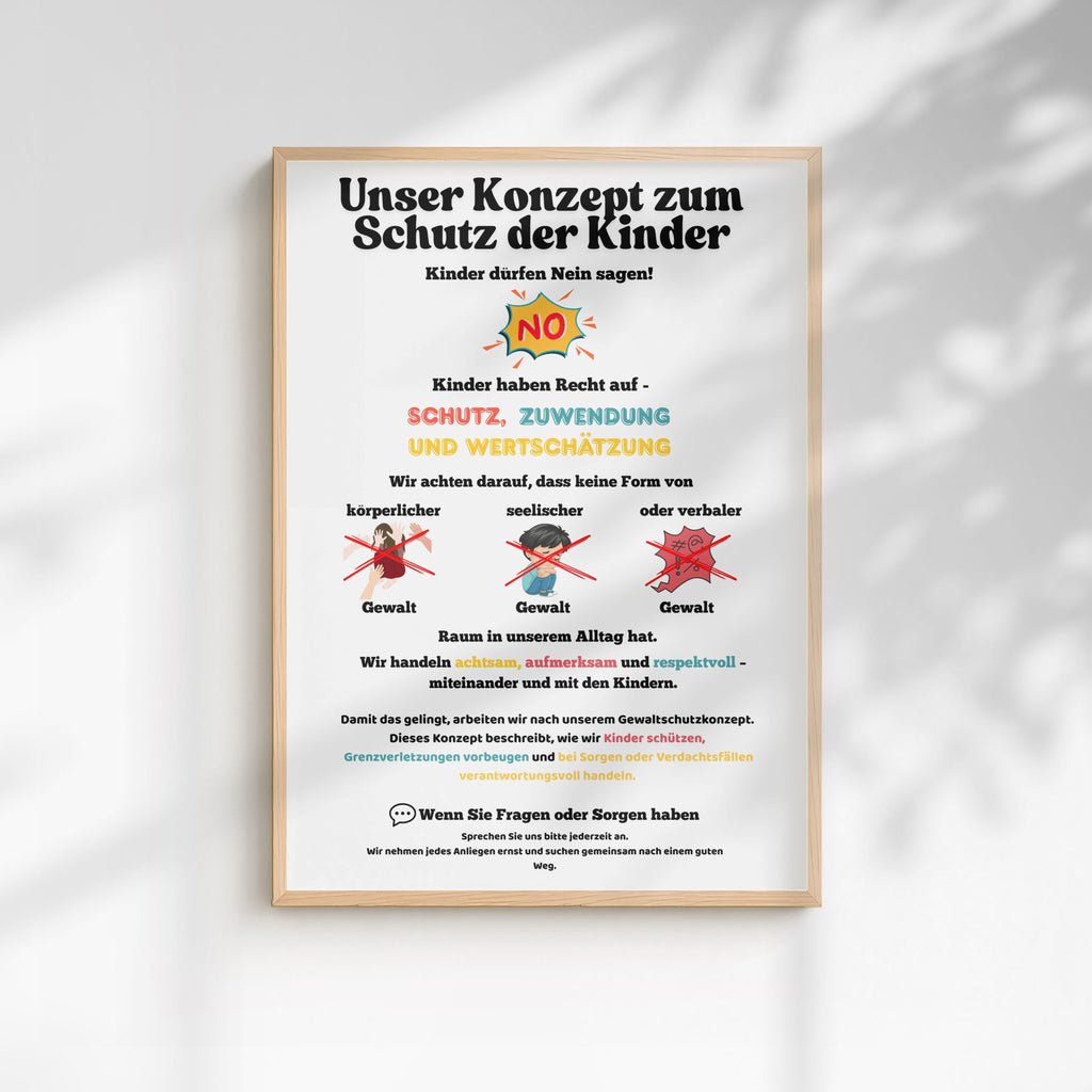 Kinderschutz in Kitas - Poster