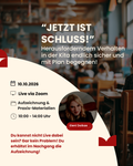 Jetzt ist Schluss! Das Live-Webinar zu herausforderndem Verhalten in der Kita.